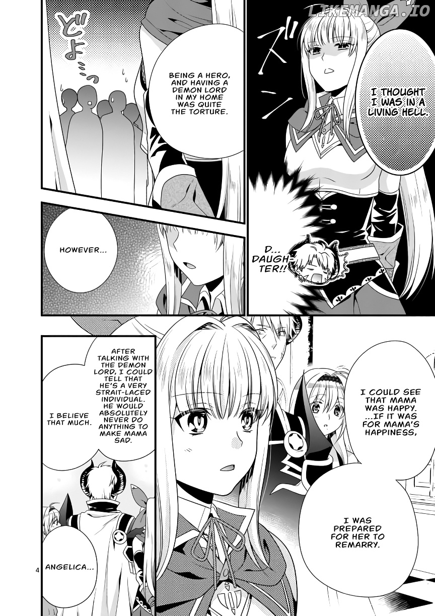 Maou desu. Onna Yuusha no Hahaoya to Saikon Shita no de, Onna Yuusha ga Giri no Musume ni Narimashita. chapter 6 - page 5