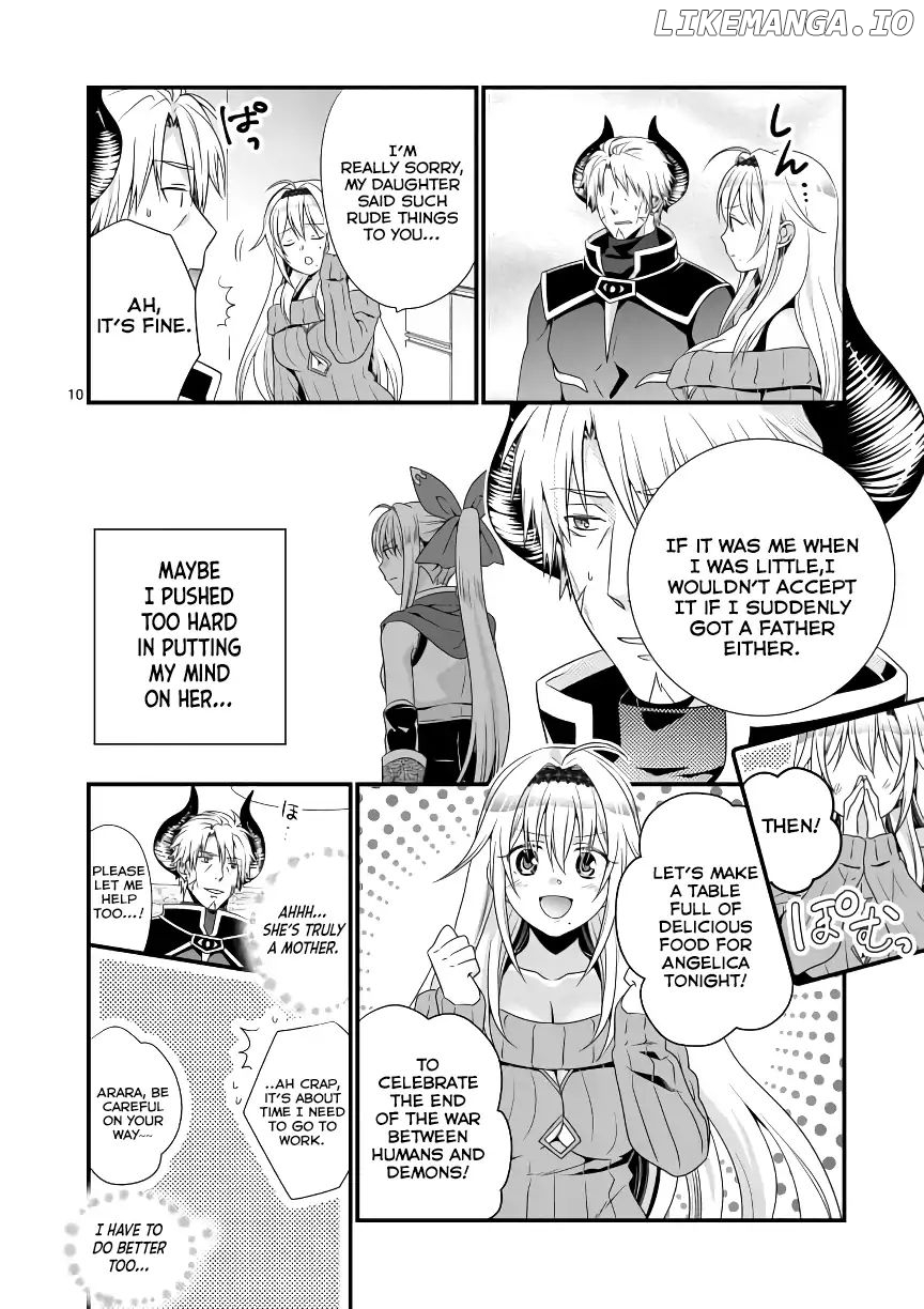 Maou desu. Onna Yuusha no Hahaoya to Saikon Shita no de, Onna Yuusha ga Giri no Musume ni Narimashita. chapter 4 - page 11