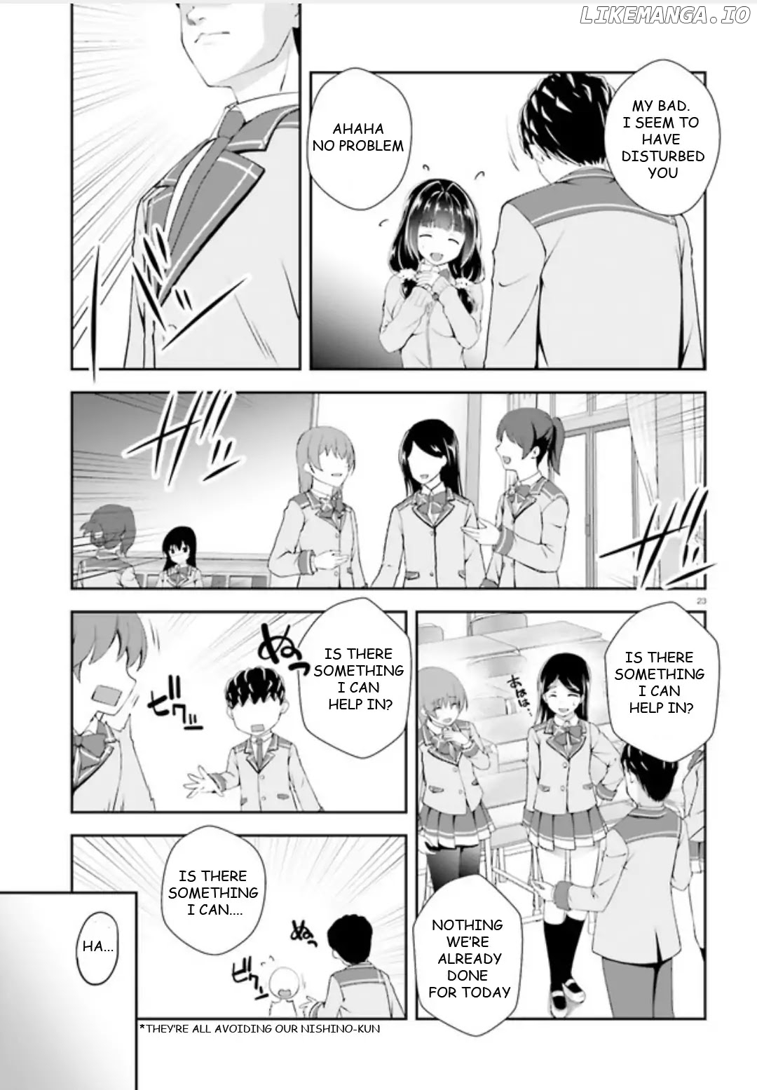 Nishino-The Boy At The Bottom Of The School Caste And Also At The Top Of The Underground chapter 3 - page 23