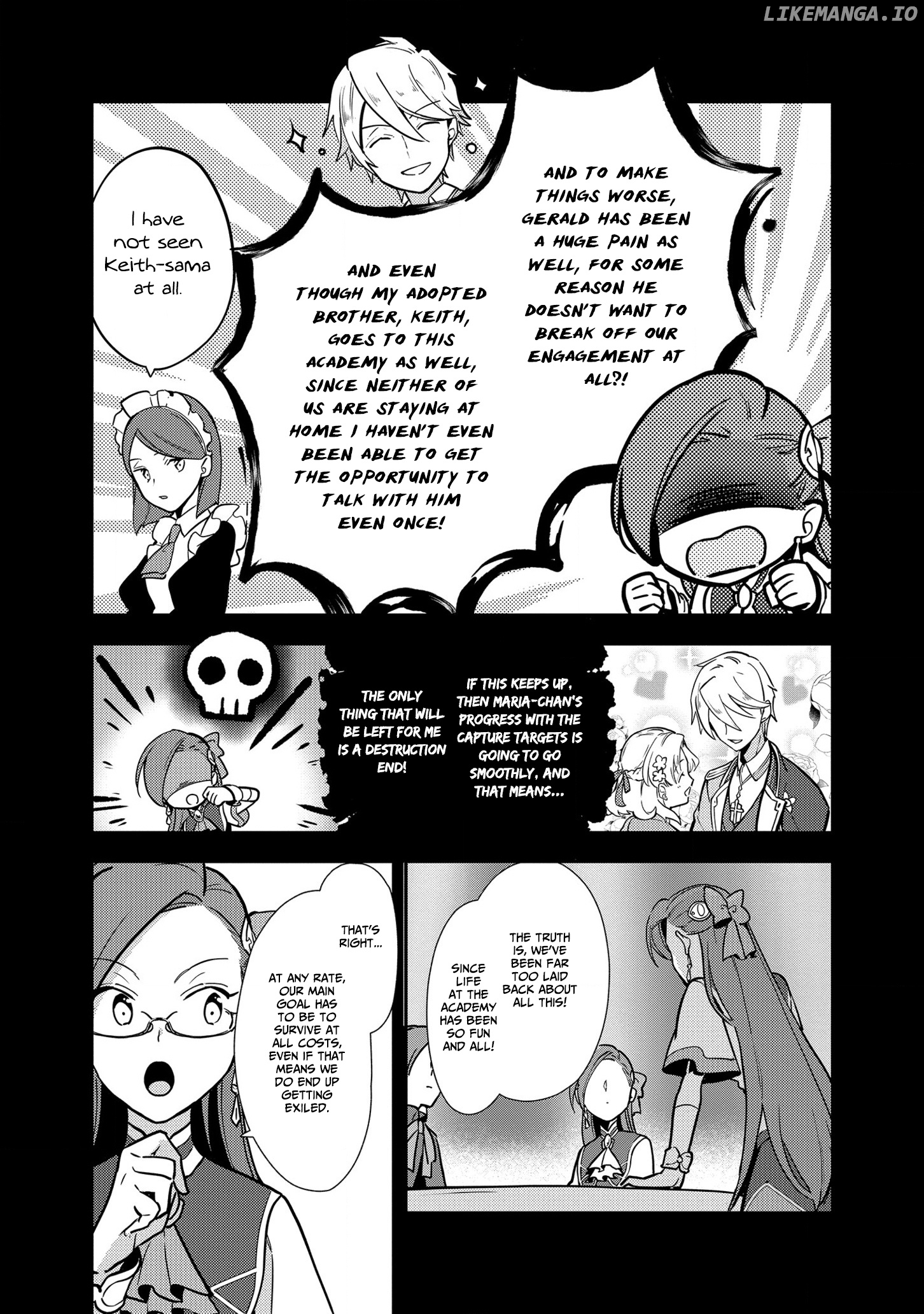 I Reincarnated into an Otome Game as a Villainess With Only Destruction Flags... In a Dire Situation!? Verge of Destruction Arc chapter 7 - page 5