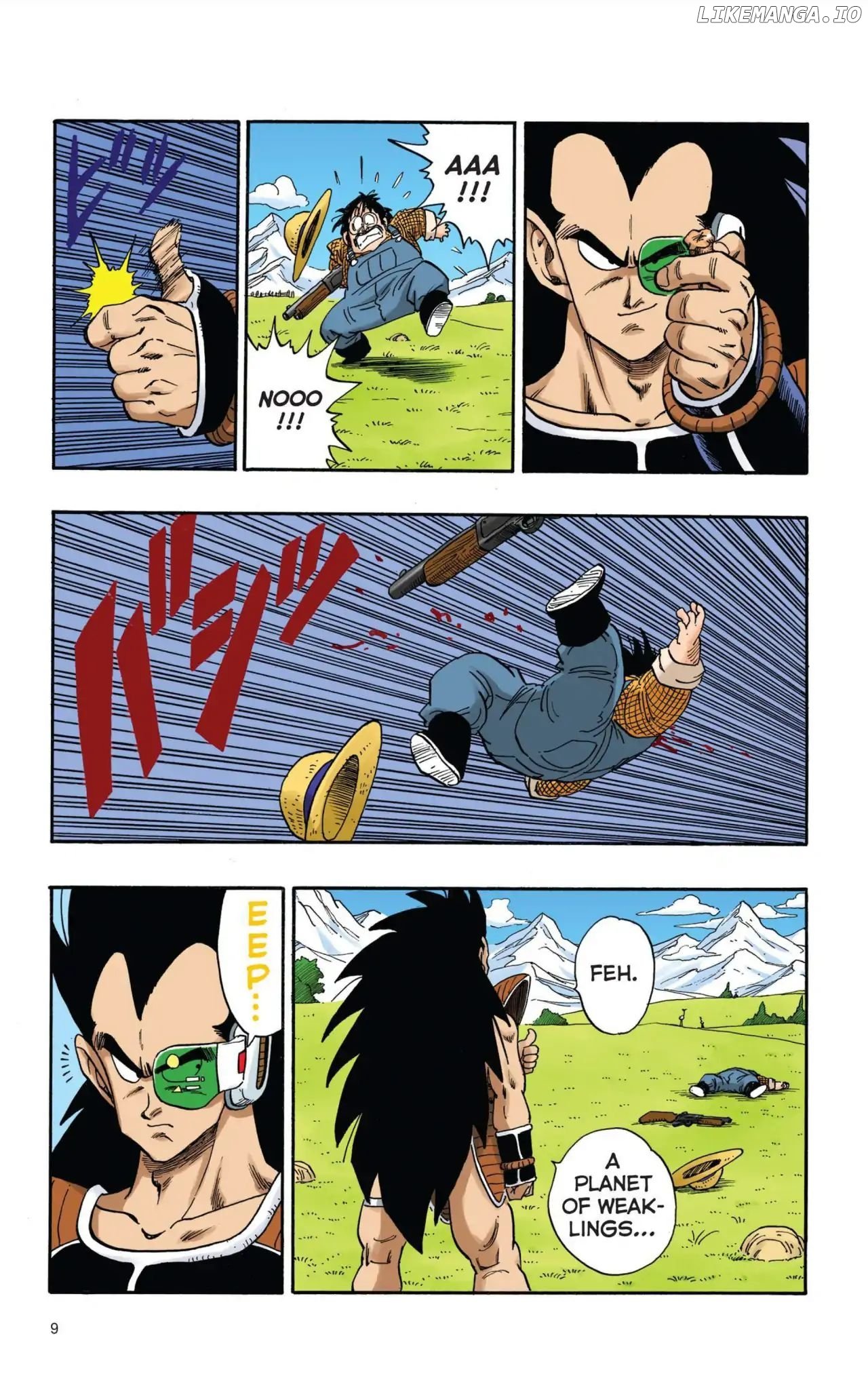 Dragon Ball Full Color Saiyan Arc chapter 1 - page 10