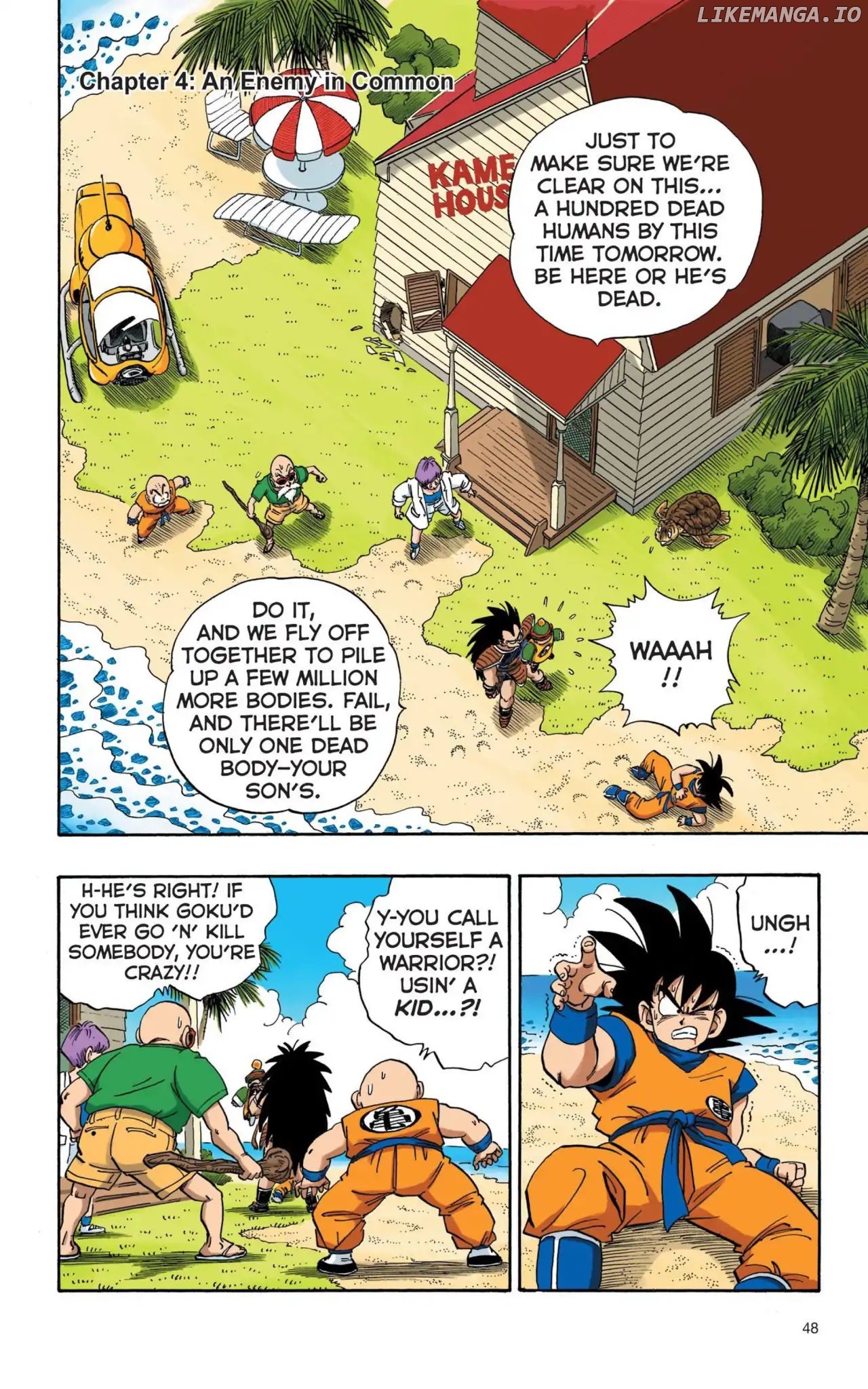 Dragon Ball Full Color Saiyan Arc chapter 4 - page 1