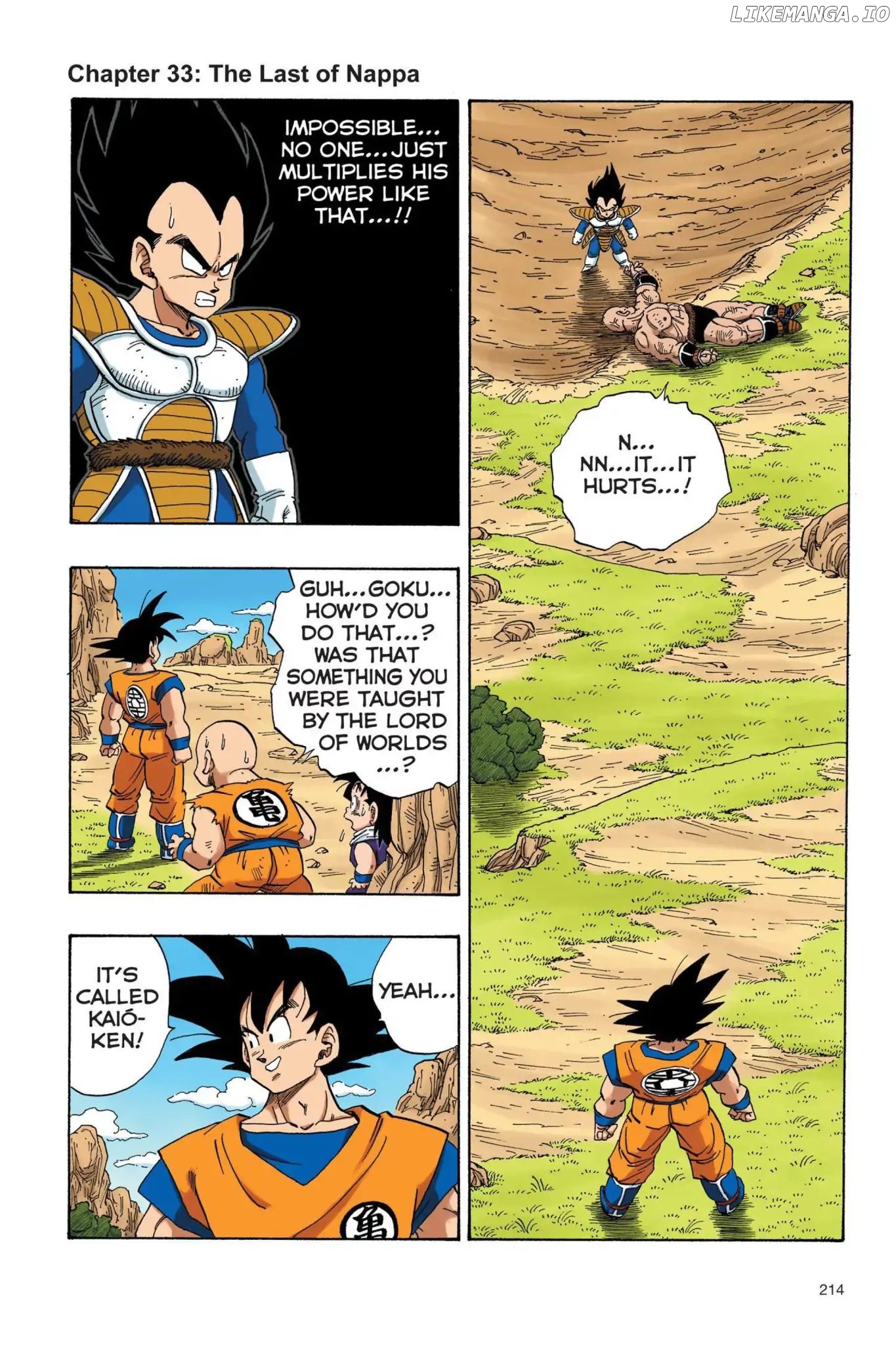 Dragon Ball Full Color Saiyan Arc chapter 33 - page 1