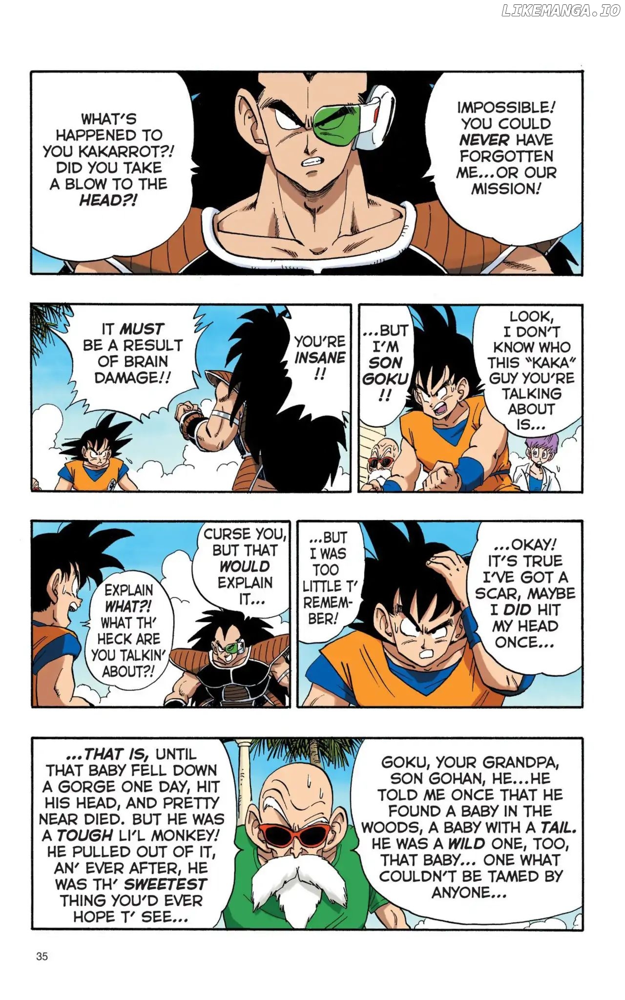 Dragon Ball Full Color Saiyan Arc chapter 3 - page 2