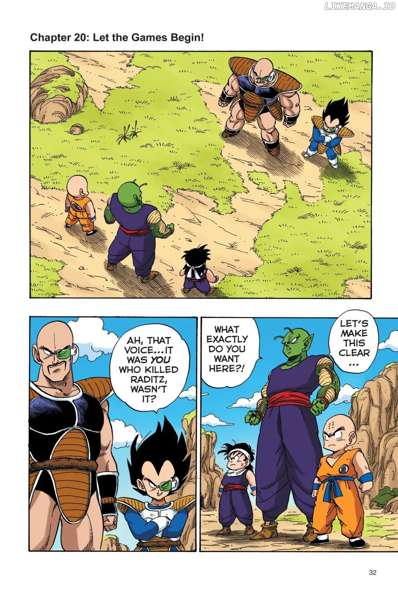 Dragon Ball Full Color Saiyan Arc chapter 20 - page 1