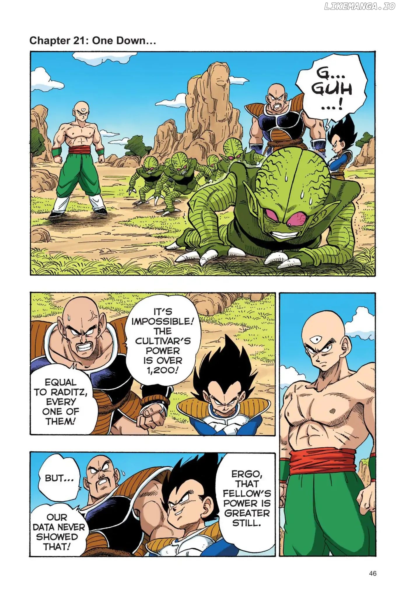 Dragon Ball Full Color Saiyan Arc chapter 21 - page 1