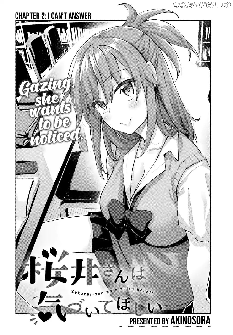 Sakurai-San Wants To Be Noticed chapter 2 - page 3