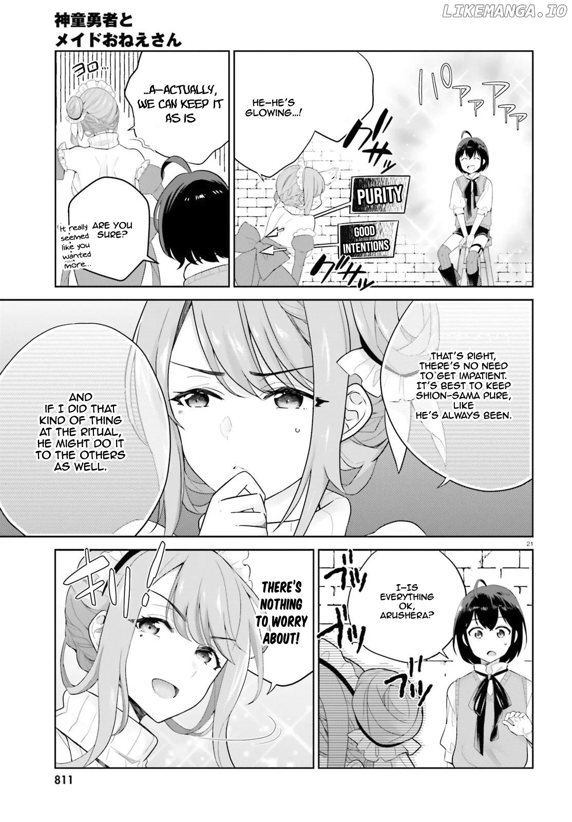 Shindou Yuusha to Maid Onee-san chapter 4 - page 22