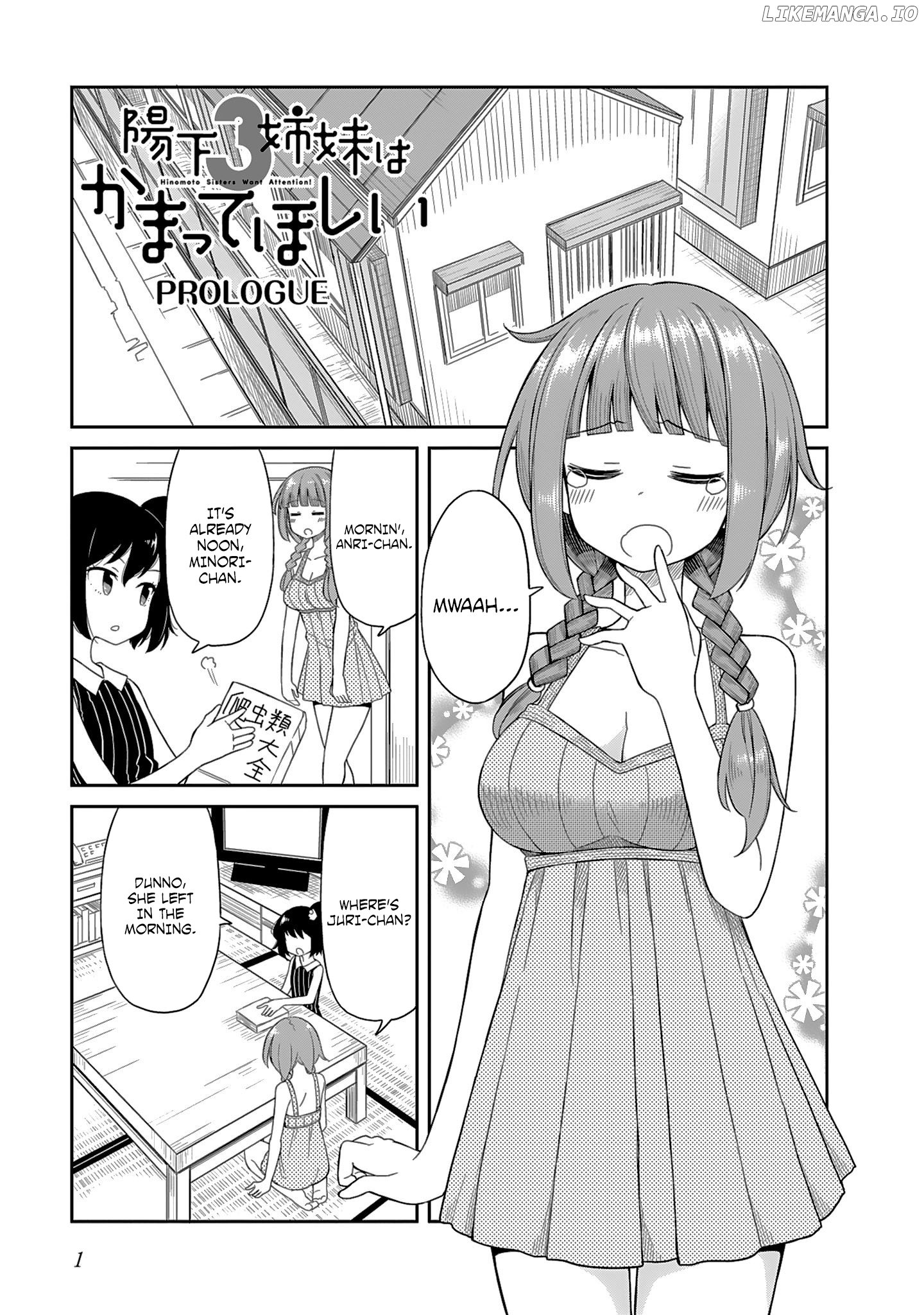 Hinomoto Sanshimai Wa Kamatte Hoshii chapter 0.1 - page 3