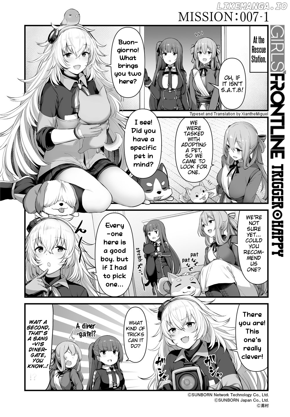 Girls' Frontline Trigger Happy chapter 7 - page 1