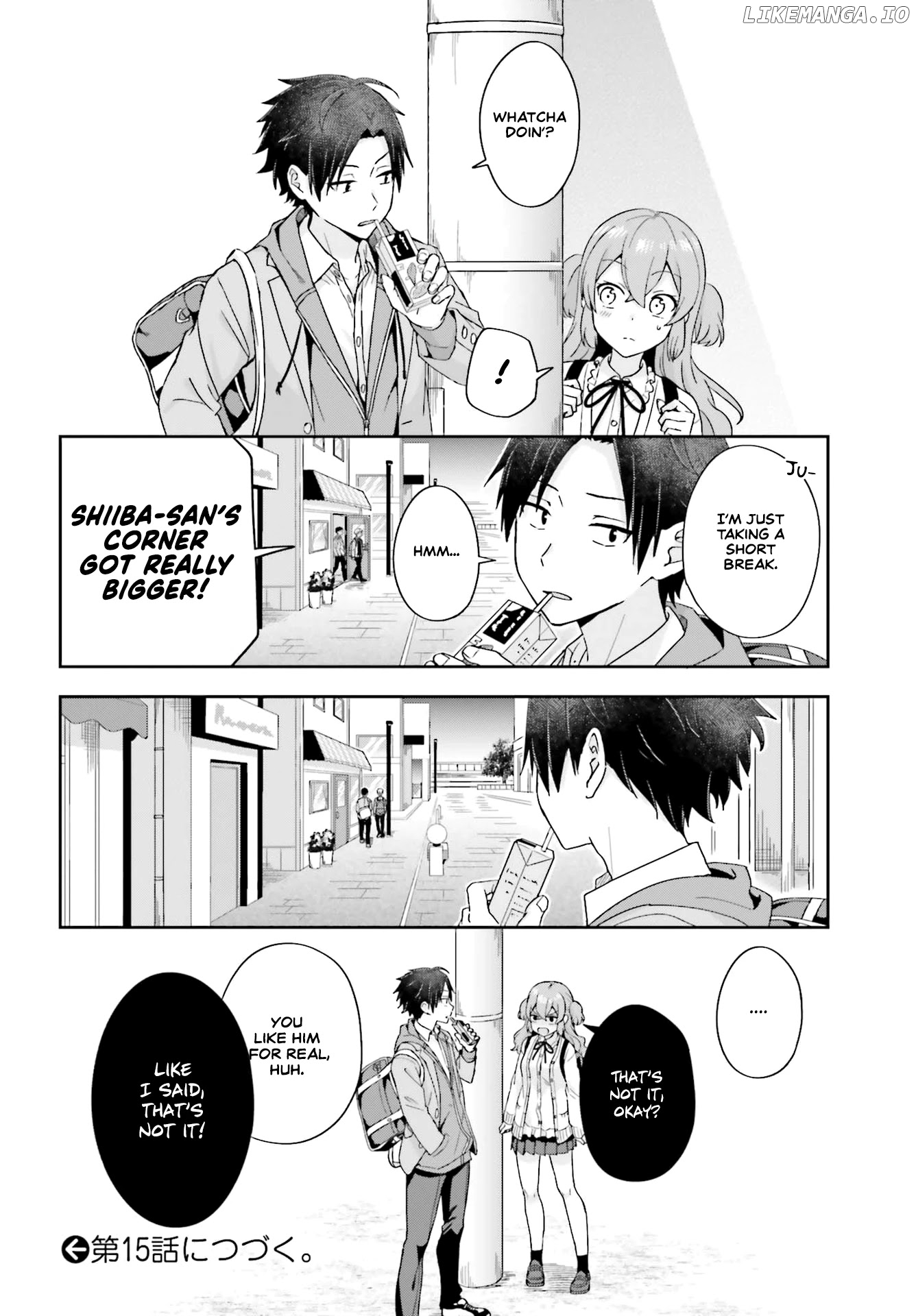 The Quiet Komori-San And The Loud Oobayashi-Kun chapter 14 - page 4