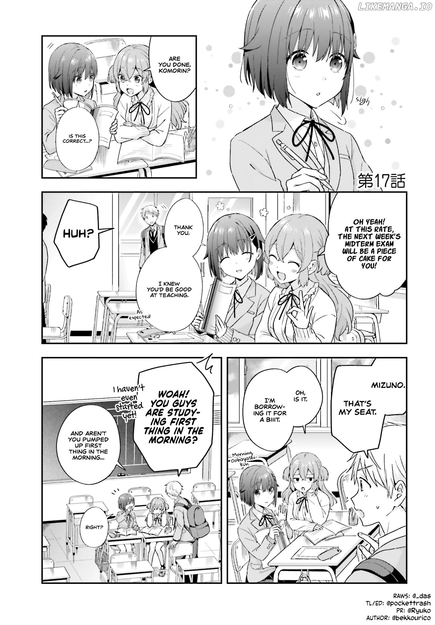 The Quiet Komori-San And The Loud Oobayashi-Kun chapter 17 - page 1