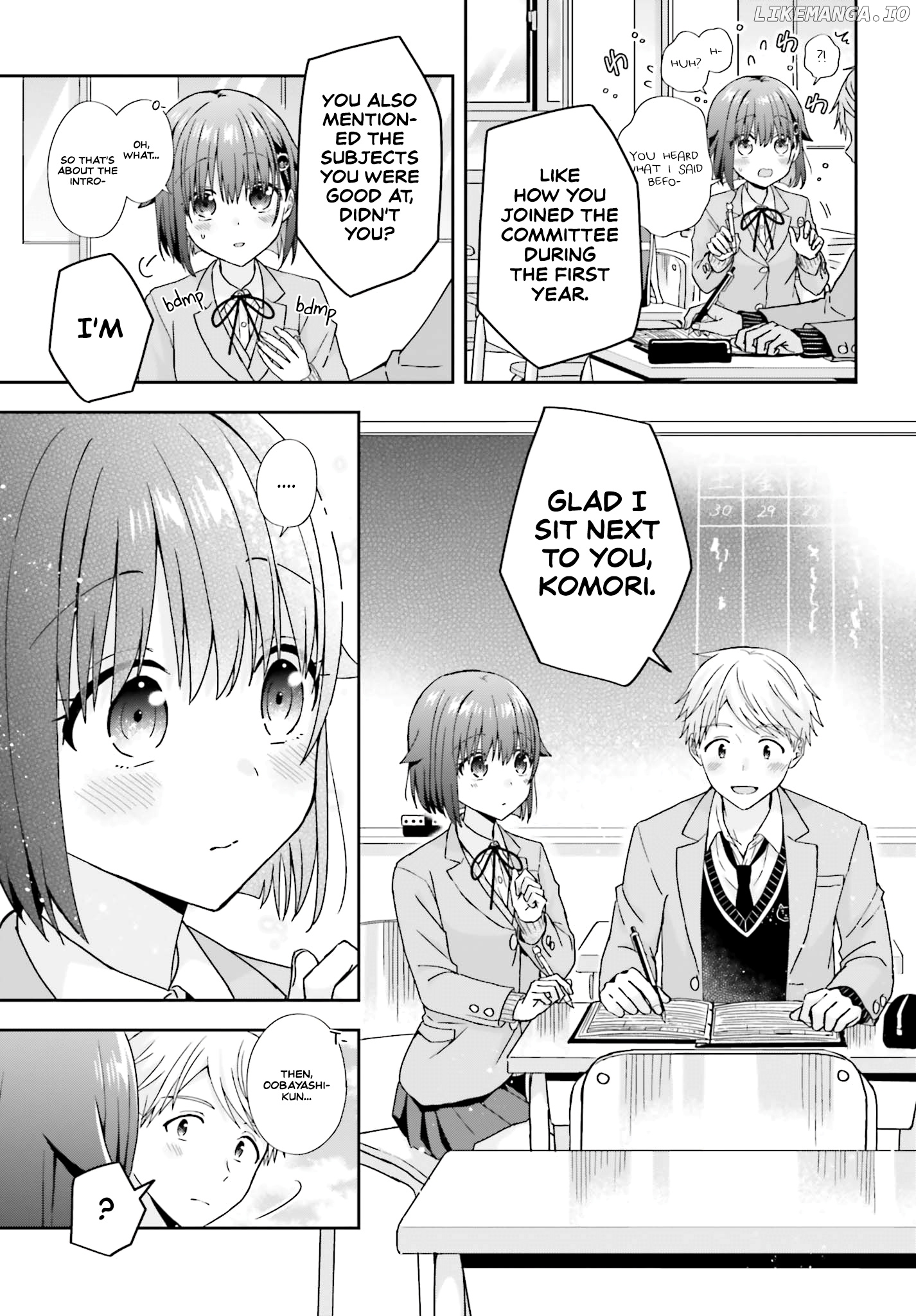 The Quiet Komori-San And The Loud Oobayashi-Kun chapter 24 - page 12