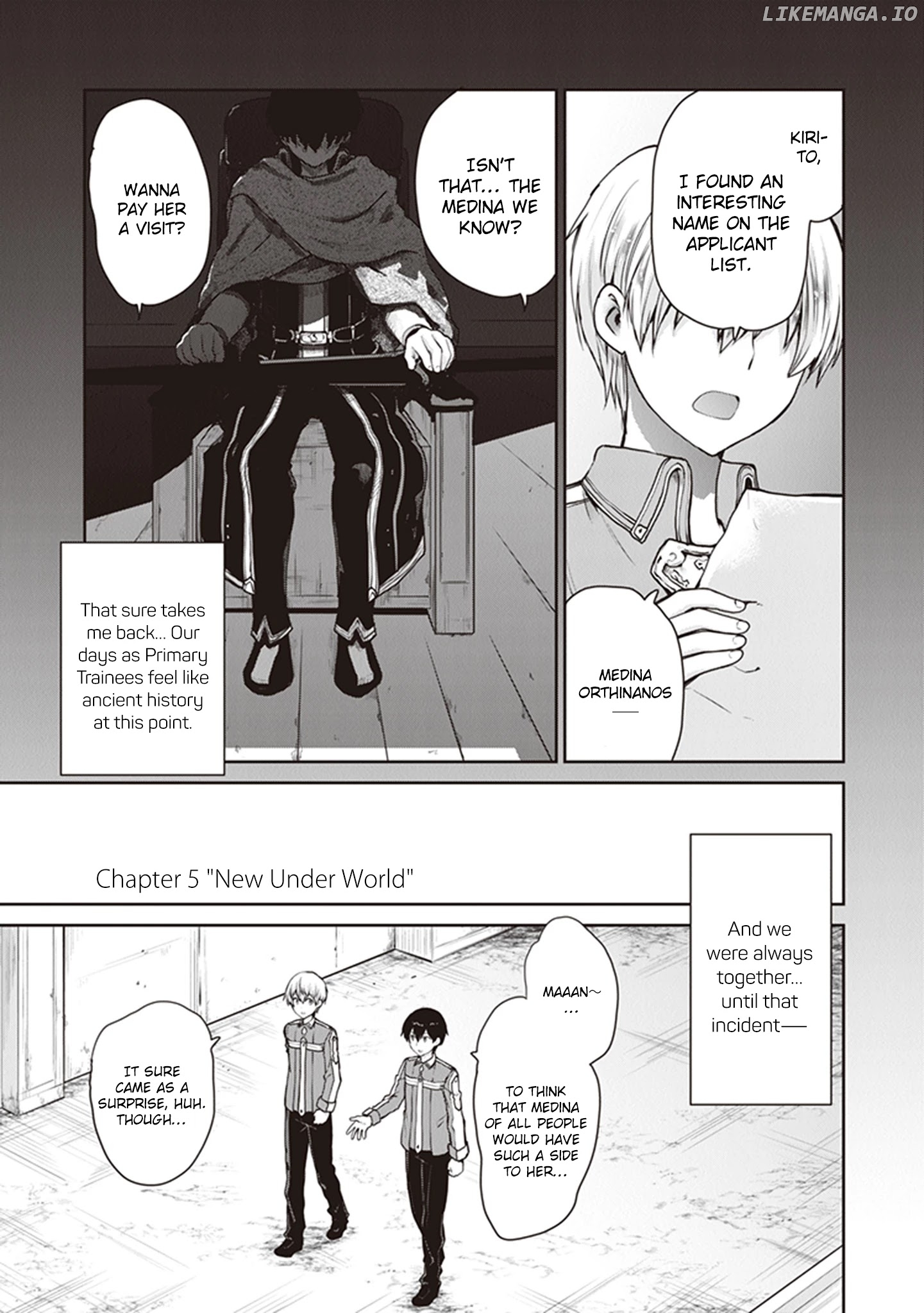 Sword Art Online - Lycoris chapter 5 - page 1