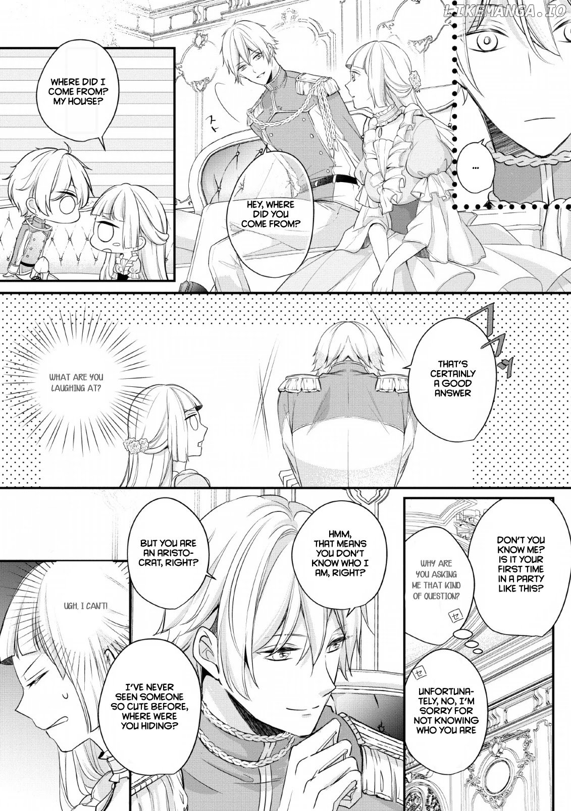 A bellicose lady got reincarnated!? ~It's an impossibly hard game where I would die if I don't fall in love chapter 1 - page 17