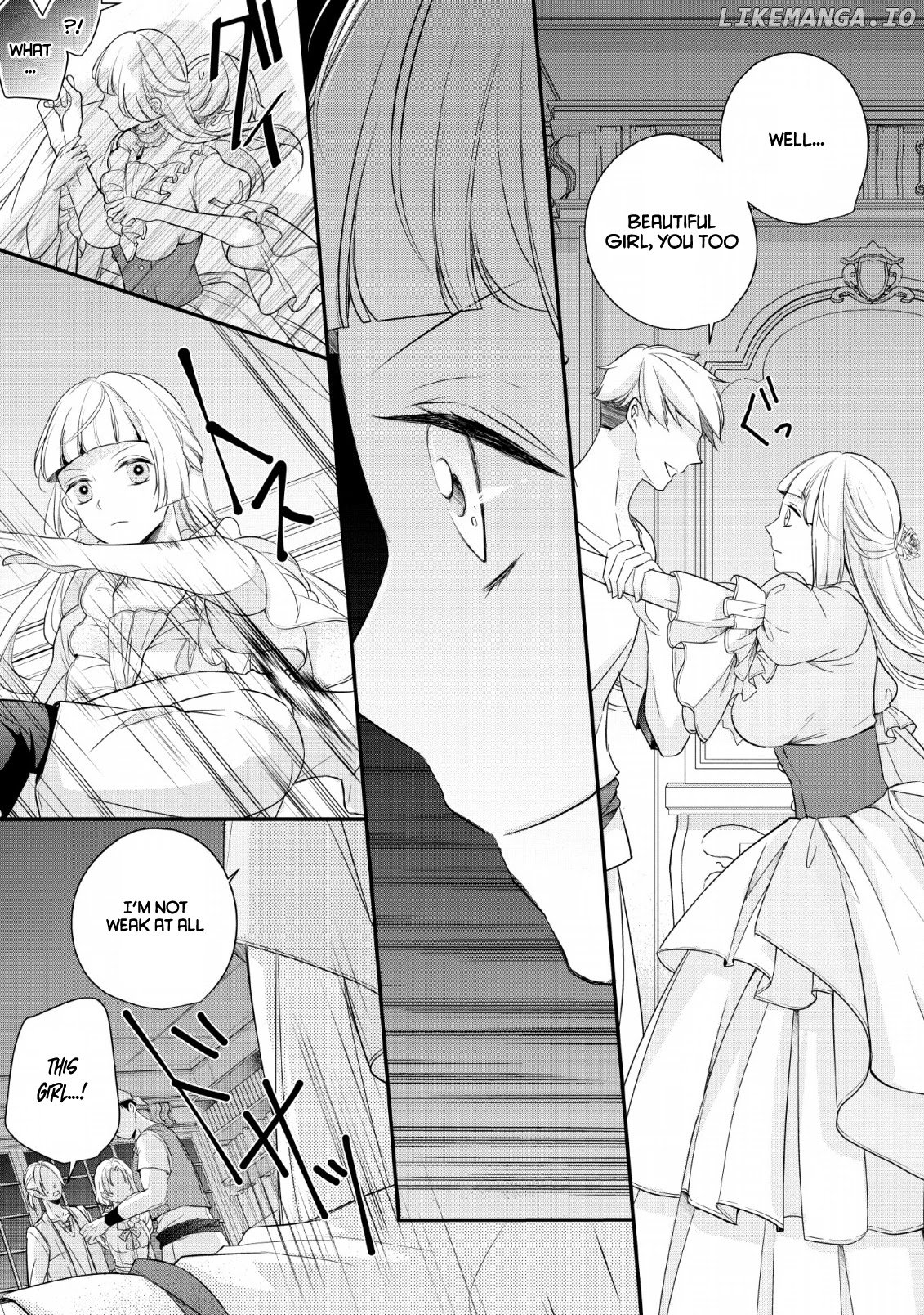 A bellicose lady got reincarnated!? ~It's an impossibly hard game where I would die if I don't fall in love chapter 1 - page 30