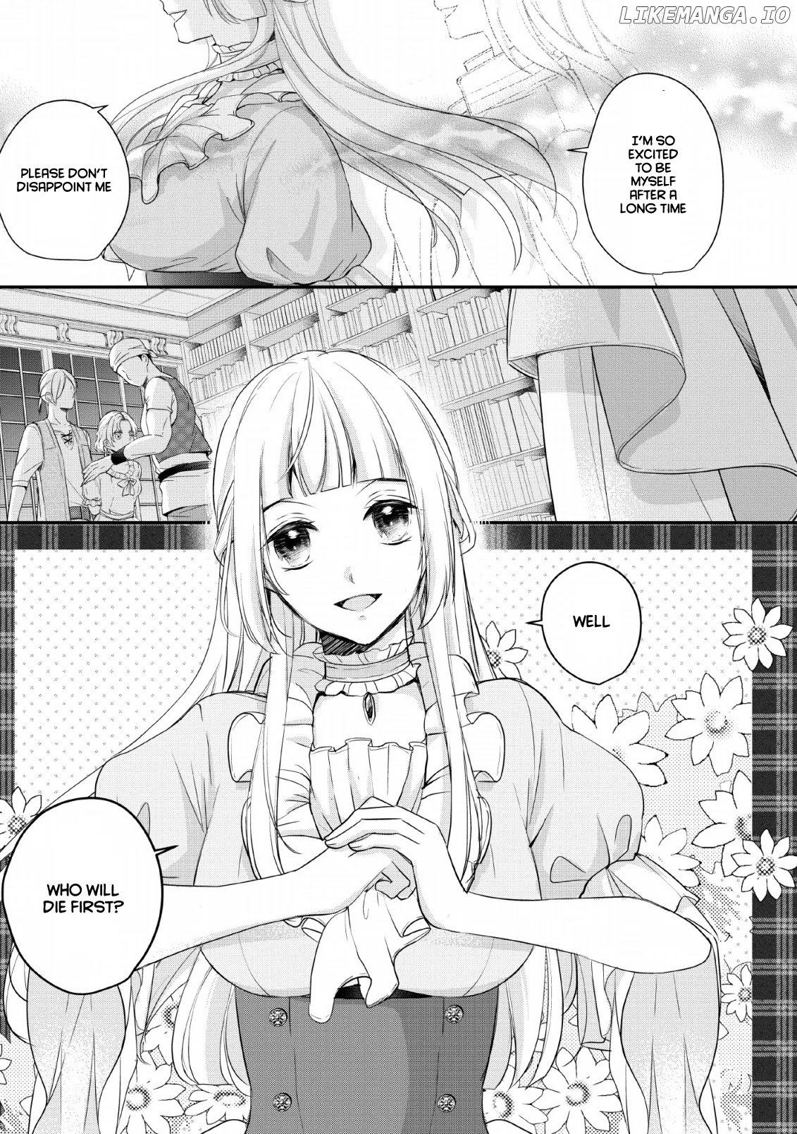 A bellicose lady got reincarnated!? ~It's an impossibly hard game where I would die if I don't fall in love chapter 1 - page 31