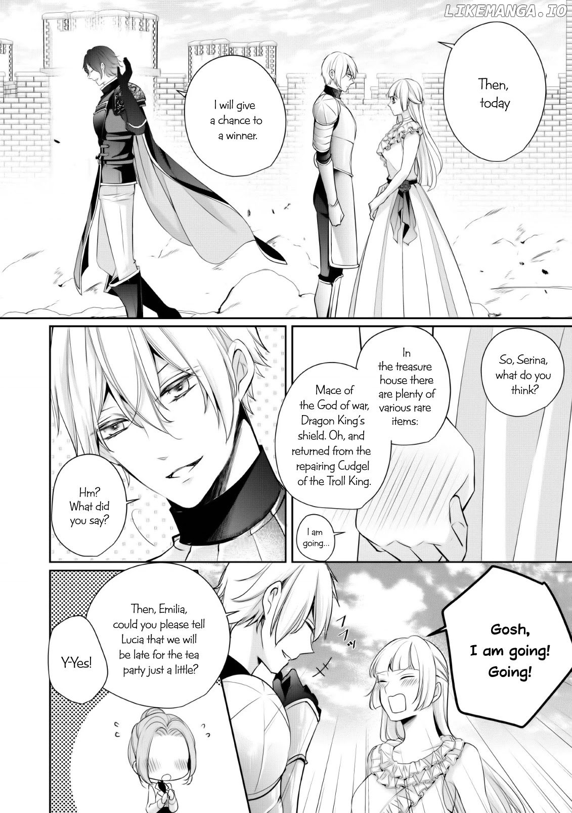 A bellicose lady got reincarnated!? ~It's an impossibly hard game where I would die if I don't fall in love chapter 3 - page 21