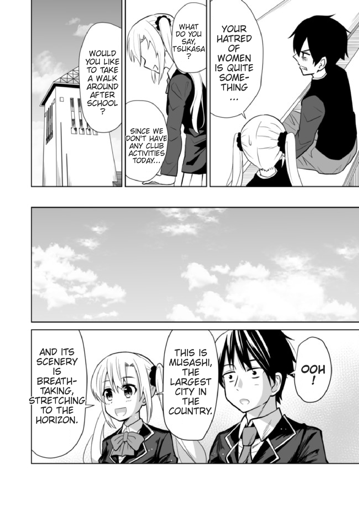 Chou Onna Kirai Na Ore Ga Isekai No Joshi-Ko Ni Ryugaku Suru Koto Ni Natta - Serialization chapter 12 - page 2