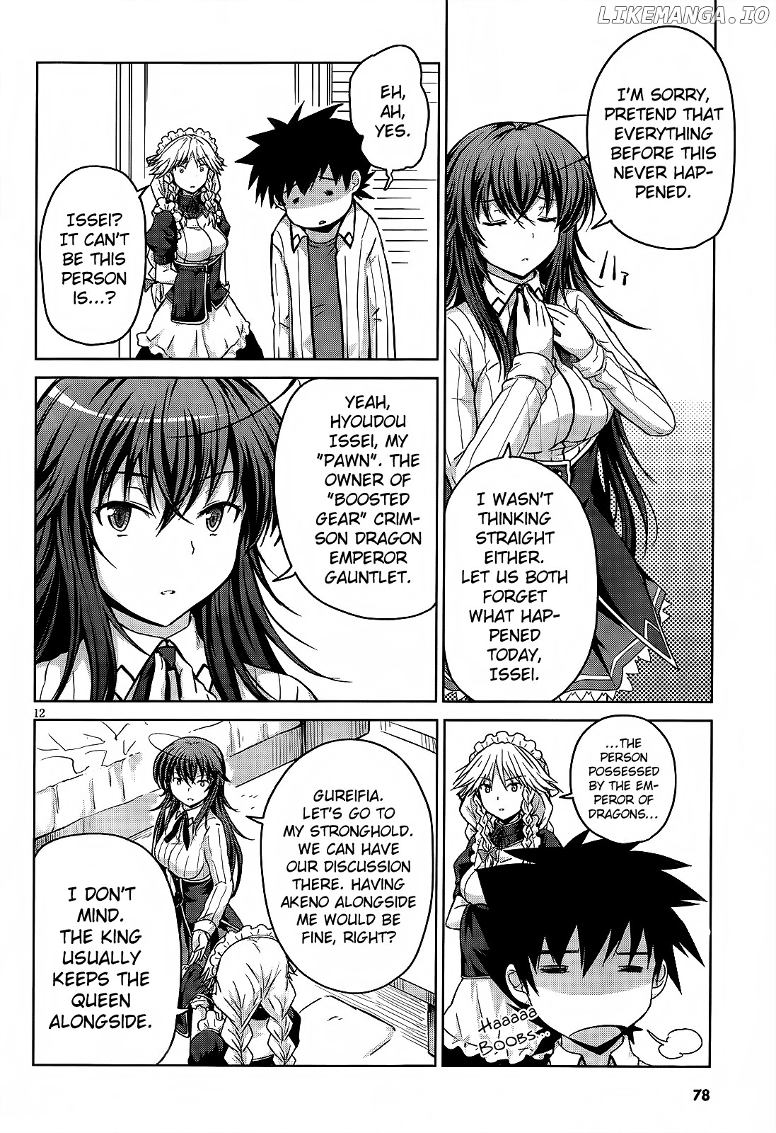 High-School DxD Chapter 13 - page 13