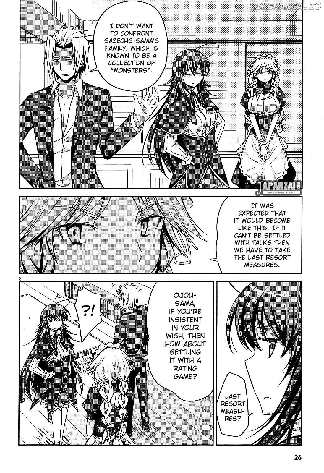 High-School DxD Chapter 14 - page 15