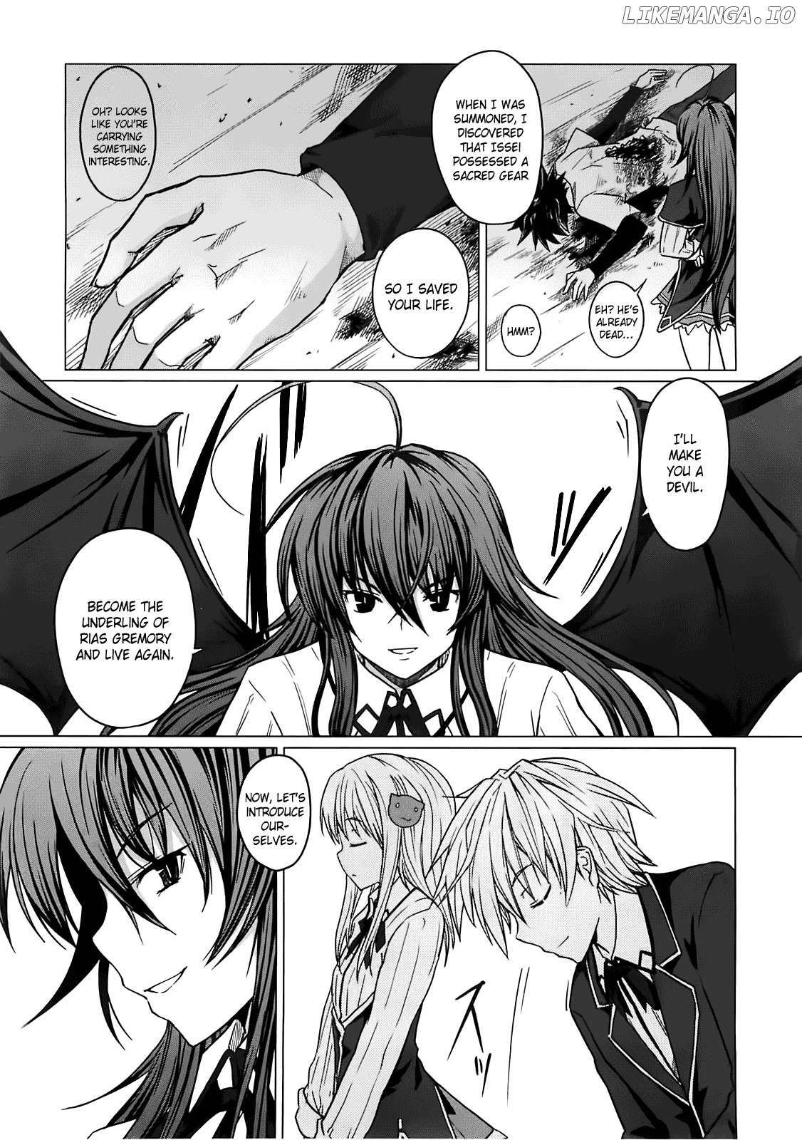 High-School DxD Chapter 2 - page 22