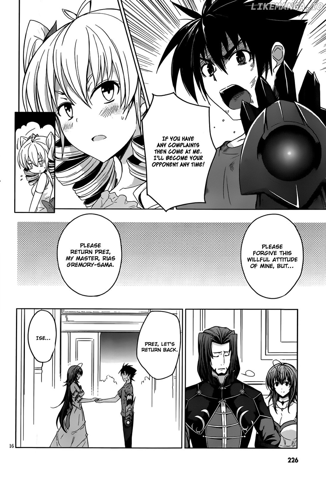 High-School DxD Chapter 22 - page 16