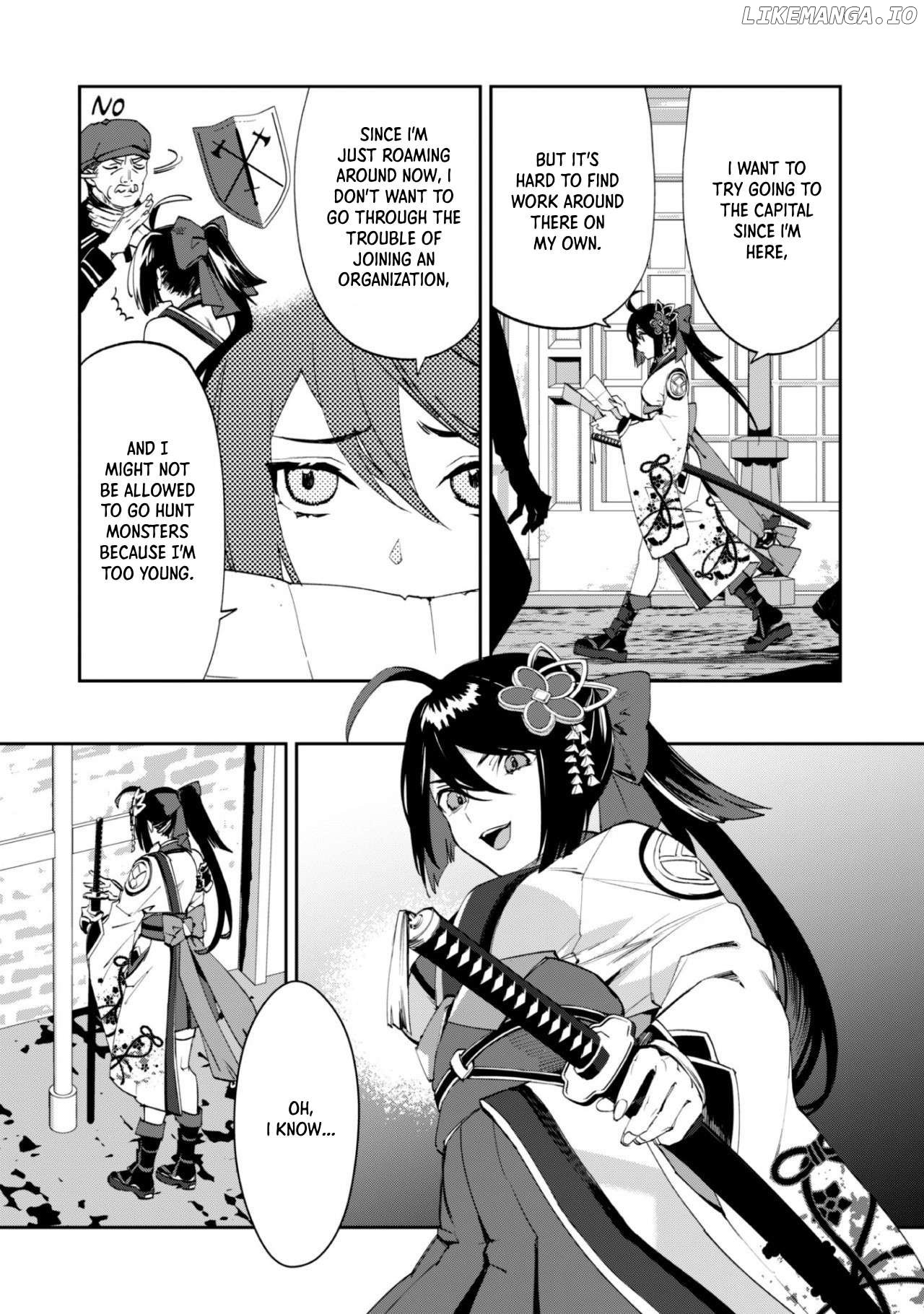 Hitokiri Shoujo Koushaku Reijou no Goei ni Naru Chapter 1 - page 11