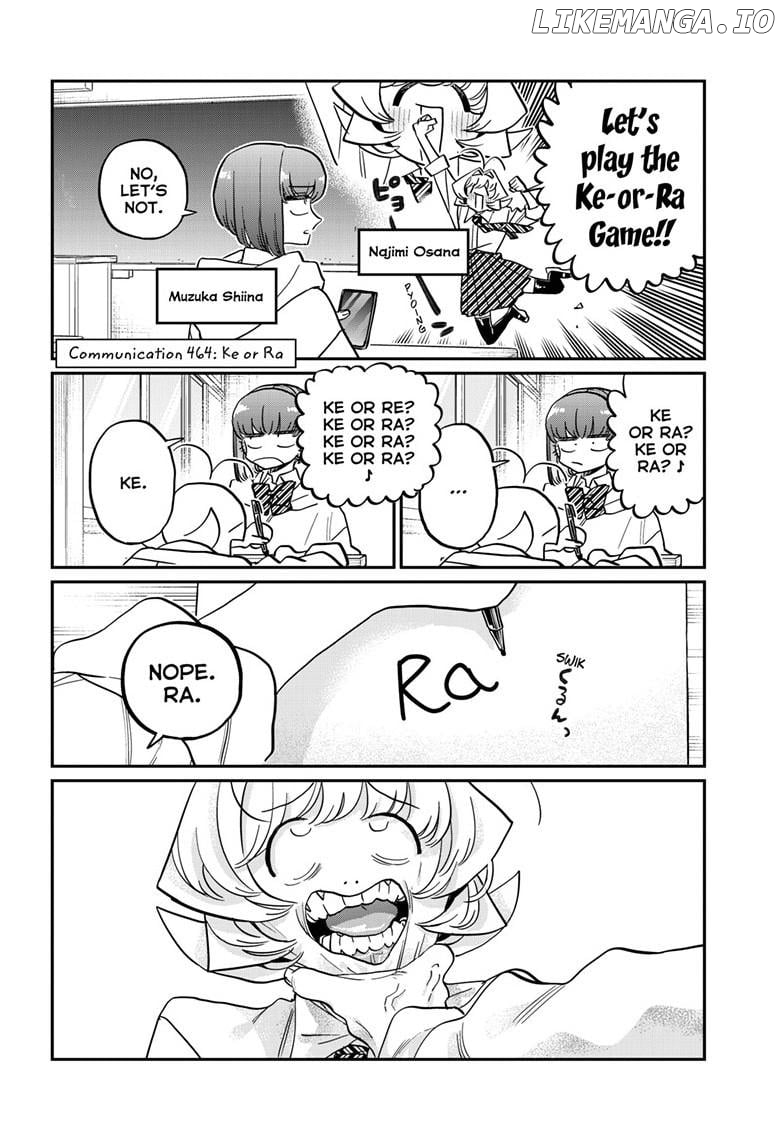 Komi-san wa Komyushou Desu Chapter 464 - page 1