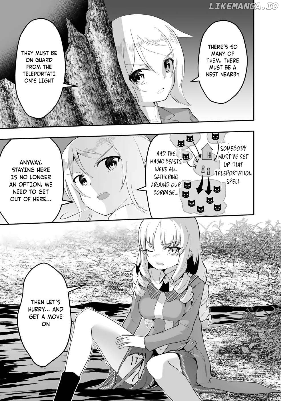 Sekaiju no Shita kara Hajimeru: Hanryuu Shoujo to Boku no Musou Life Chapter 11 - page 16