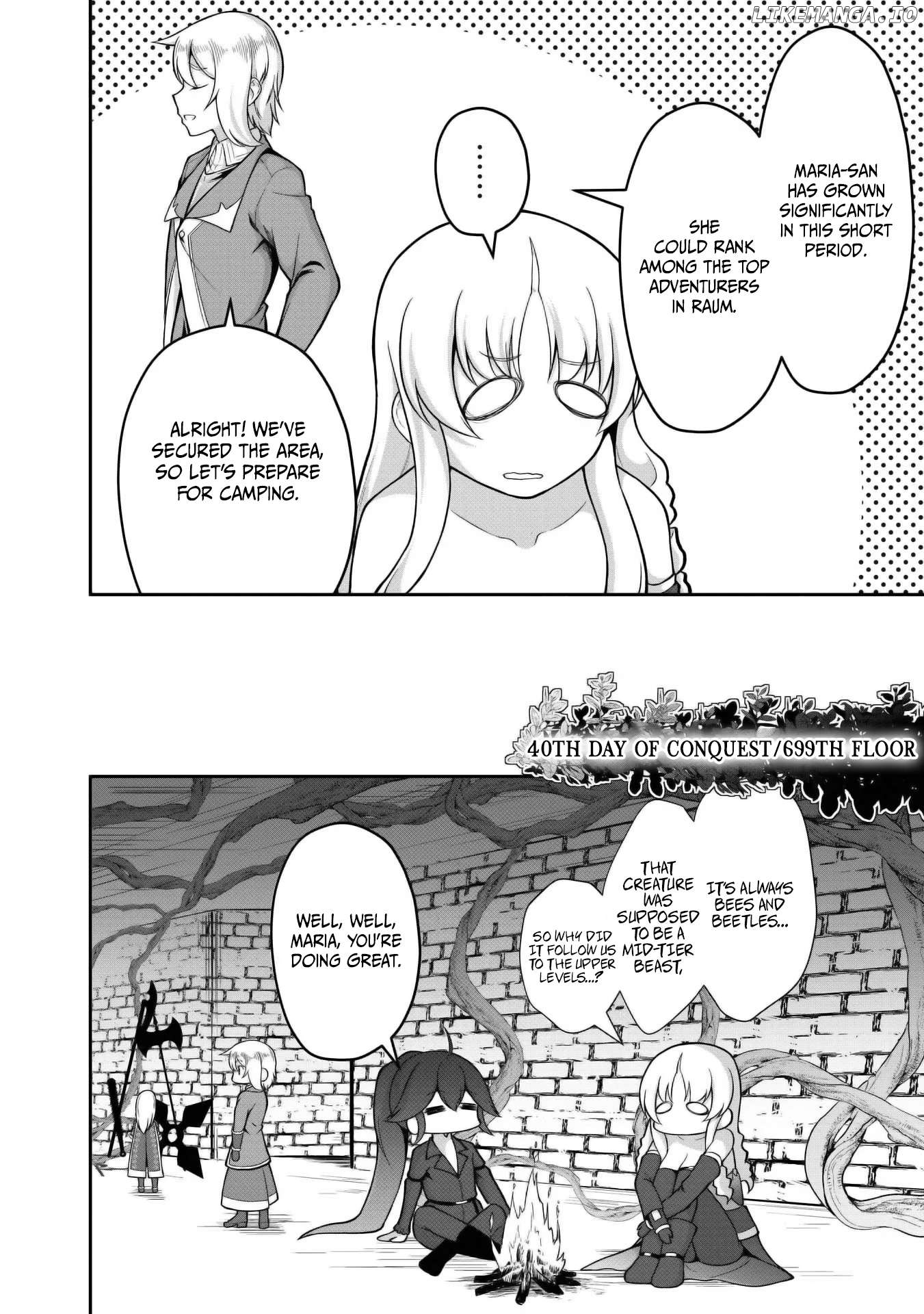 Sekaiju no Shita kara Hajimeru: Hanryuu Shoujo to Boku no Musou Life Chapter 27 - page 8