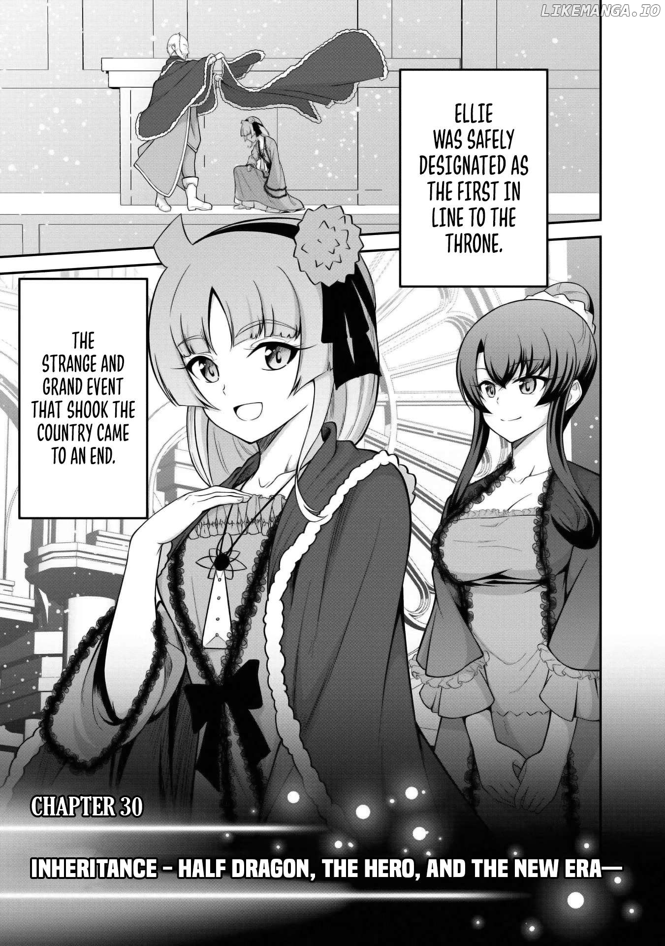 Sekaiju no Shita kara Hajimeru: Hanryuu Shoujo to Boku no Musou Life Chapter 30 - page 28