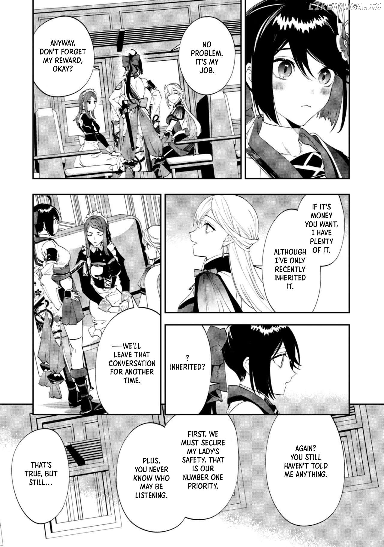 Hitokiri Shoujo Koushaku Reijou no Goei ni Naru Chapter 2 - page 23