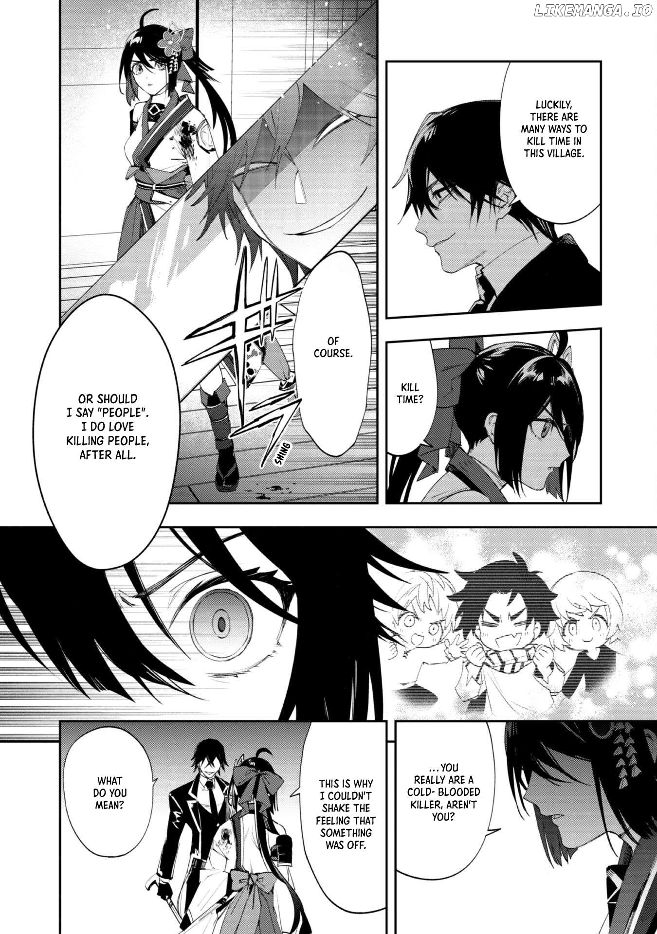 Hitokiri Shoujo Koushaku Reijou no Goei ni Naru Chapter 4 - page 14