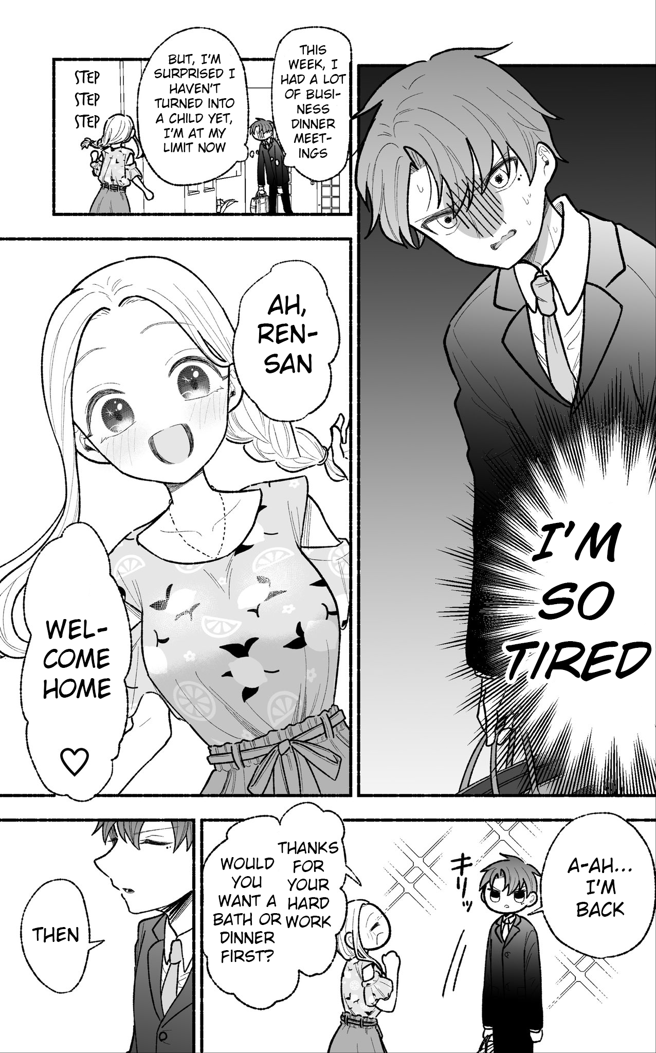 Watashi no Otto wa Stress ga Tamaru to Shota Kasuru chapter 15 - page 1