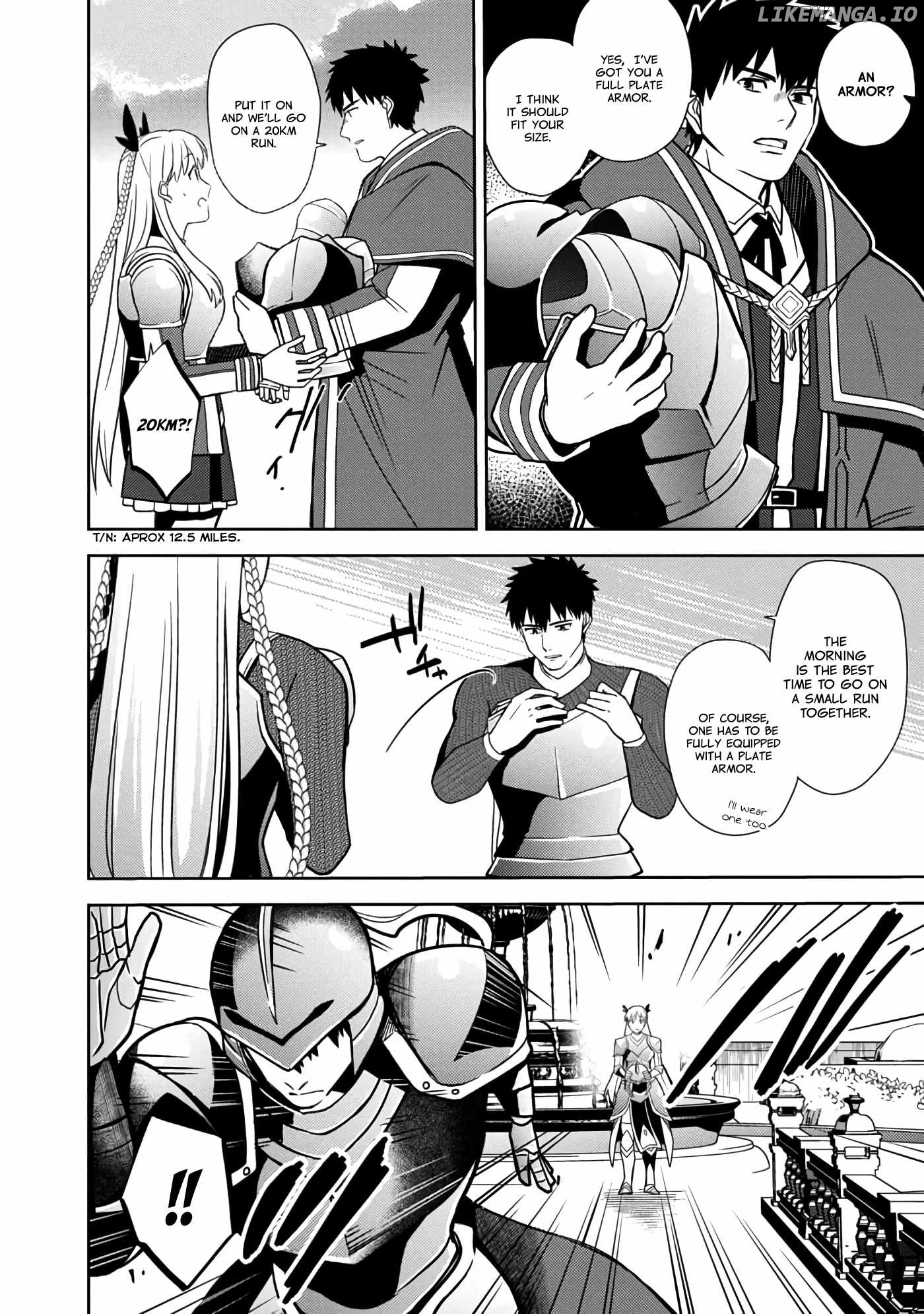 The reincarnated swordsman with 9999 strength wants to become a magician! chapter 4 - page 9