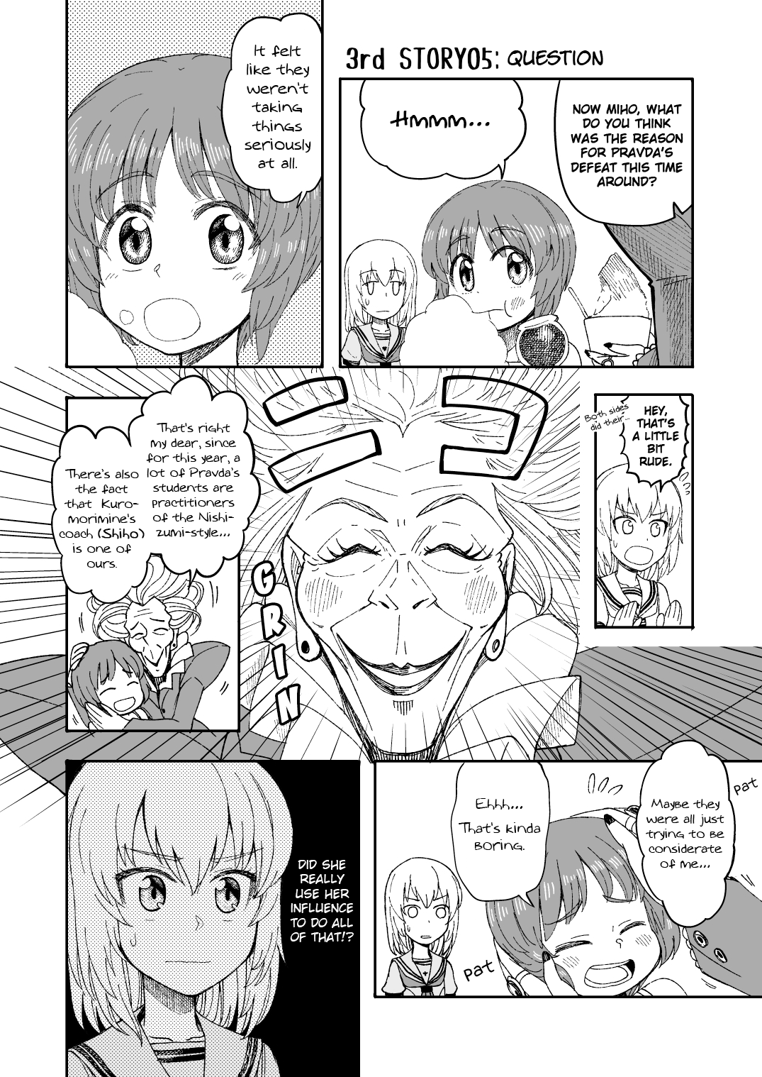 Girls Und Panzer - Middleschool Miho And Erika (Doujinshi) chapter 5 - page 1