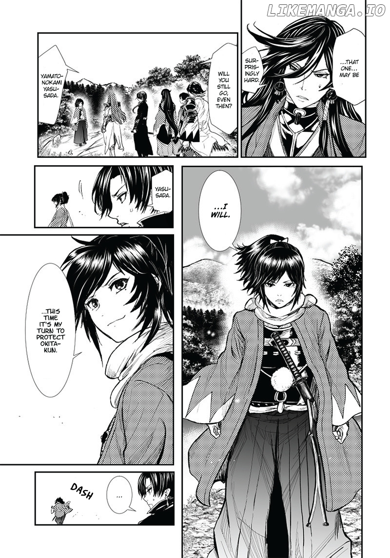 Manga Musical "Touken Ranbu" Bakumatsu Tenrouden chapter 3 - page 34