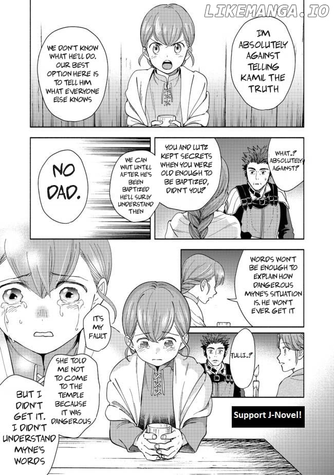 Honzuki No Gekokujou ~Shisho Ni Naru Tame Ni Wa Shudan Wo Erandeiraremasen~ Dai 4-Bu 「 Kizokuin No Toshokan Wo Sukuitai!」 Chapter 1 - page 54