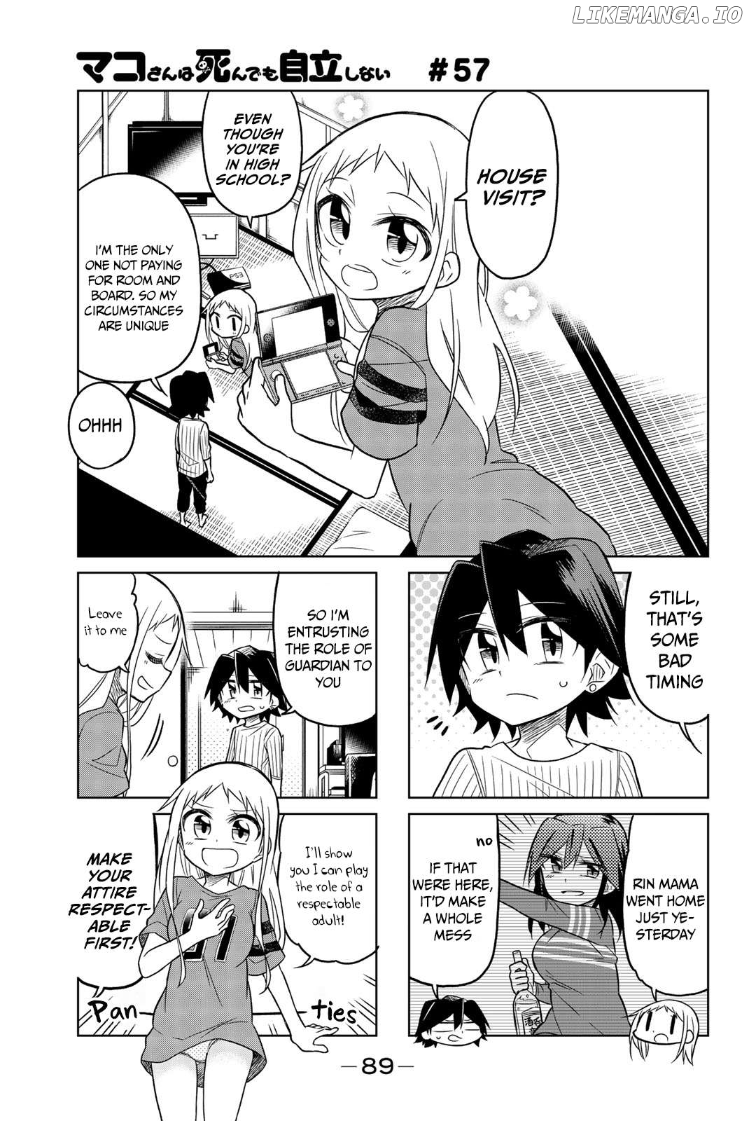 Mako-san Wa Shindemo Jiritsu Shinai Chapter 57 - page 2