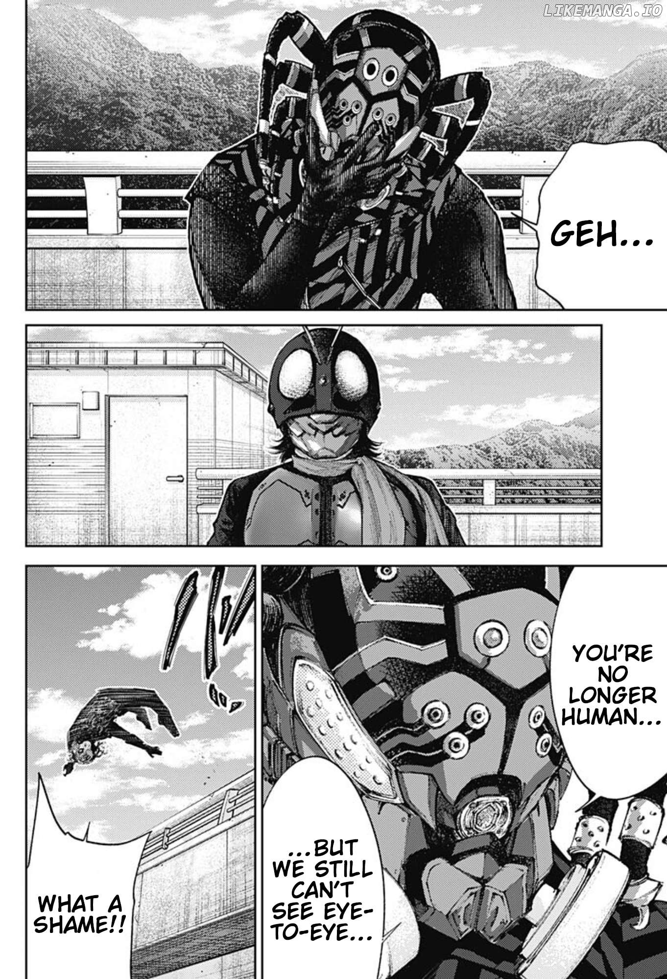 There is no true peace in this world -Shin Kamen Rider SHOCKER SIDE- Chapter 59 - page 14