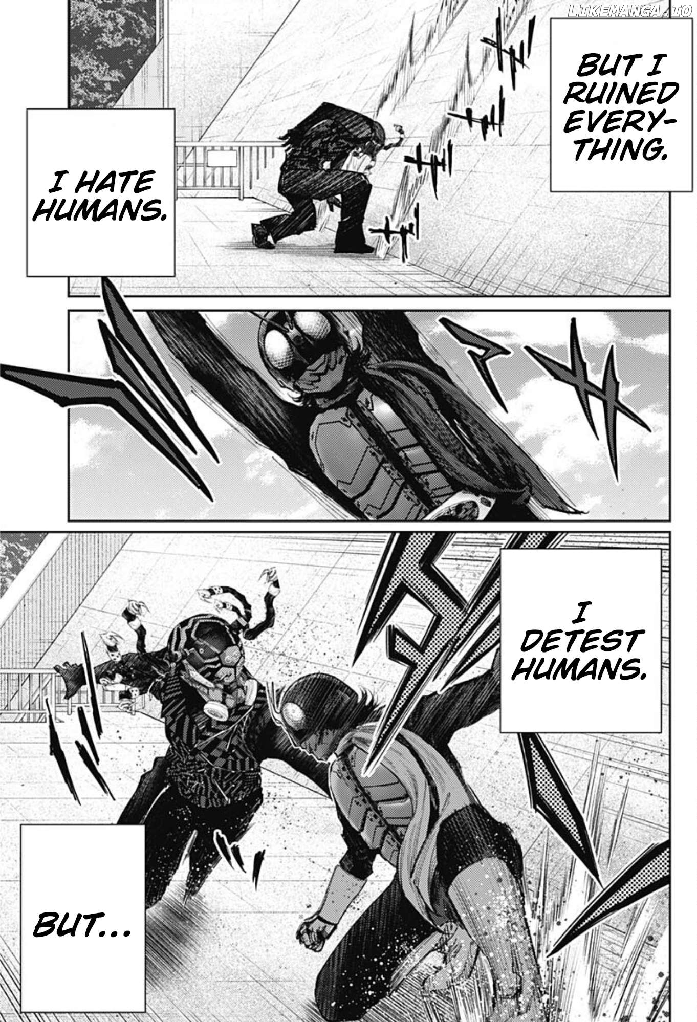 There is no true peace in this world -Shin Kamen Rider SHOCKER SIDE- Chapter 59 - page 17