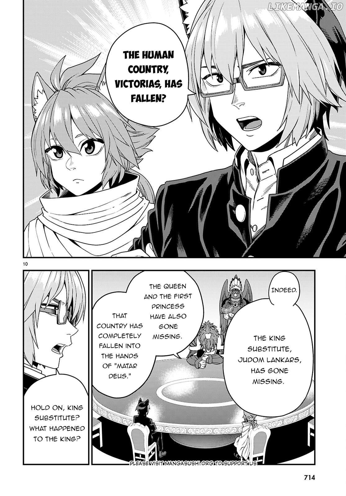 Konjiki no Moji Tsukai - Yuusha Yonin ni Makikomareta Unique Cheat Chapter 111 - page 11