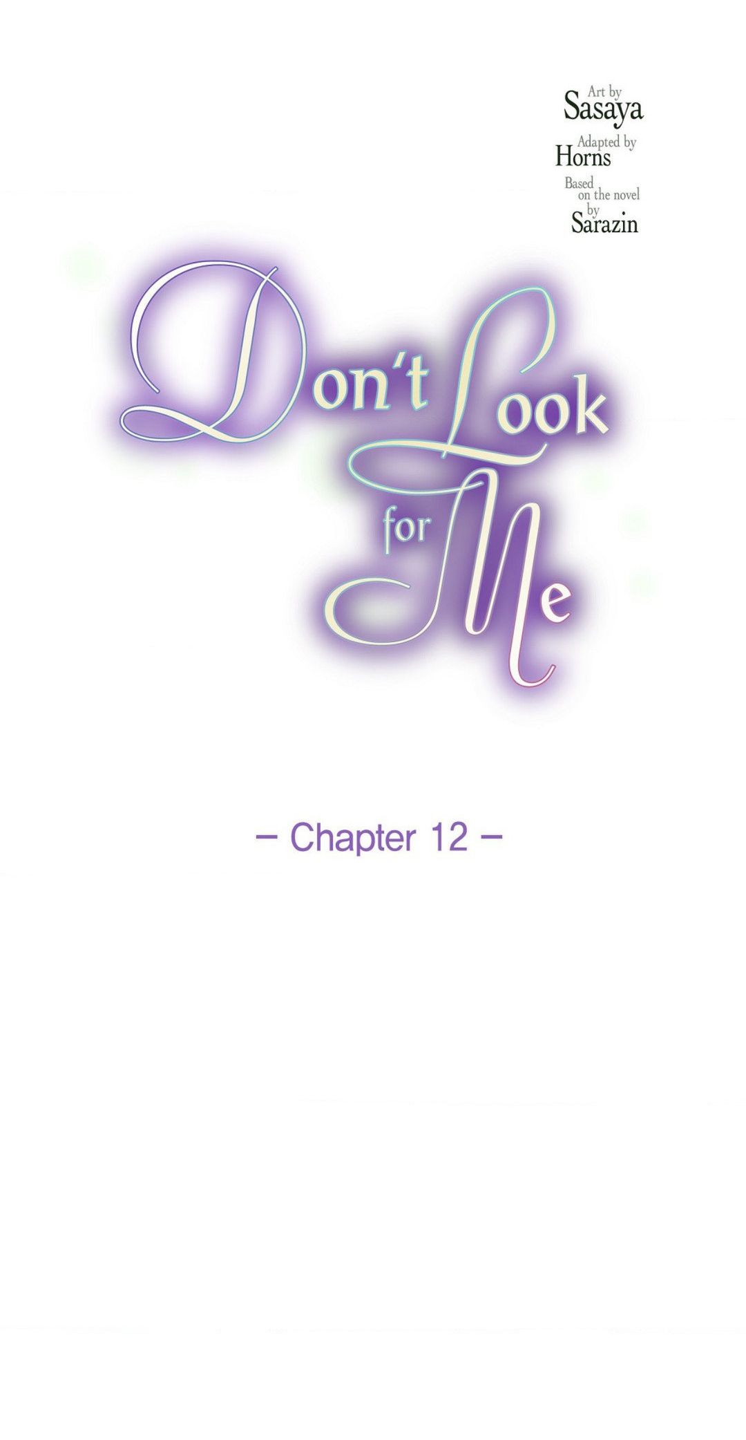 Don't Look For Me Chapter 12 - page 21