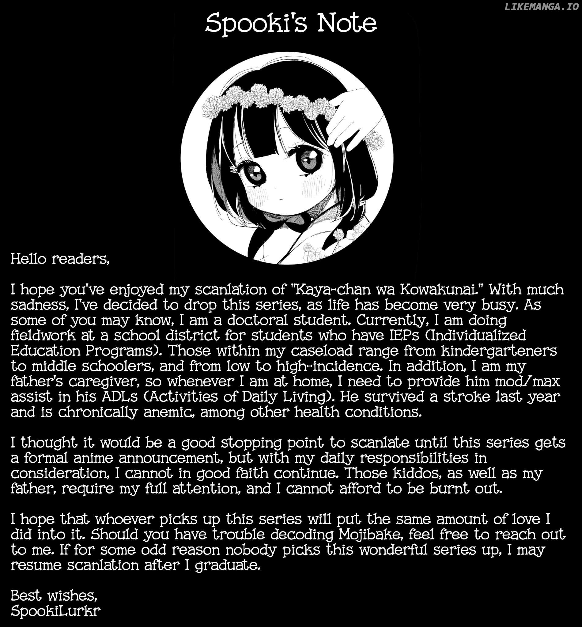 Kaya-chan isn't scary Chapter 36 - page 29