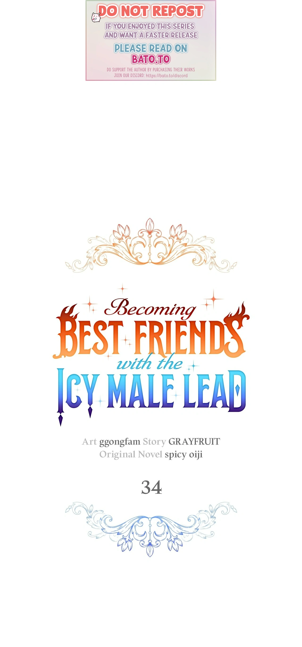 Becoming Best Friends With the Icy Male Lead Chapter 34 - page 1