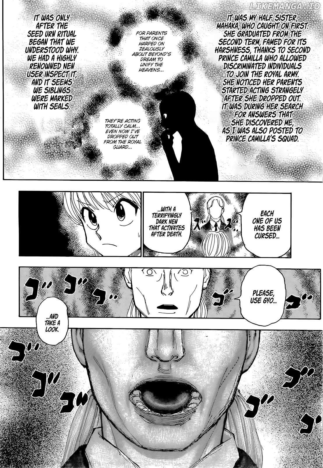 Hunter X Hunter Chapter 401 - page 10