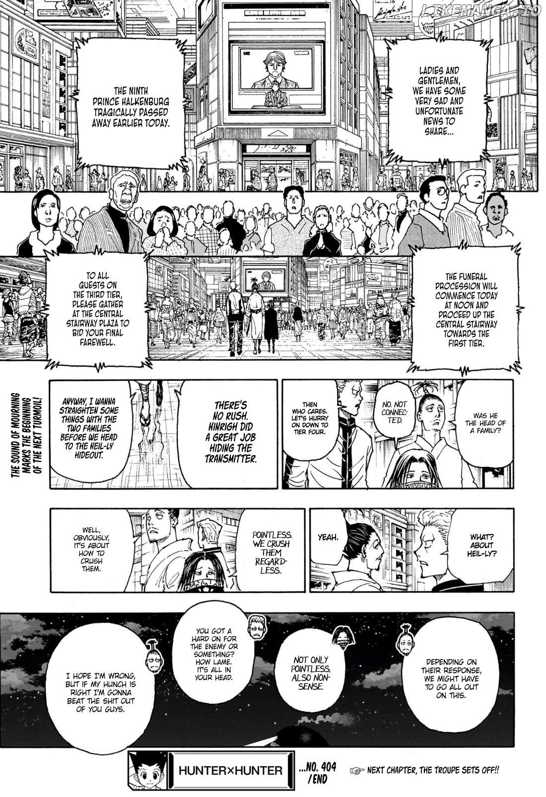 Hunter X Hunter Chapter 404 - page 20