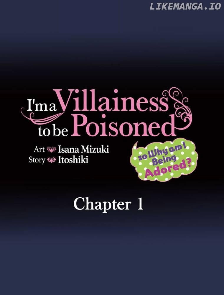 I'm a Villainess to be Poisoned, so Why am I Being Adored? Chapter 1 - page 37