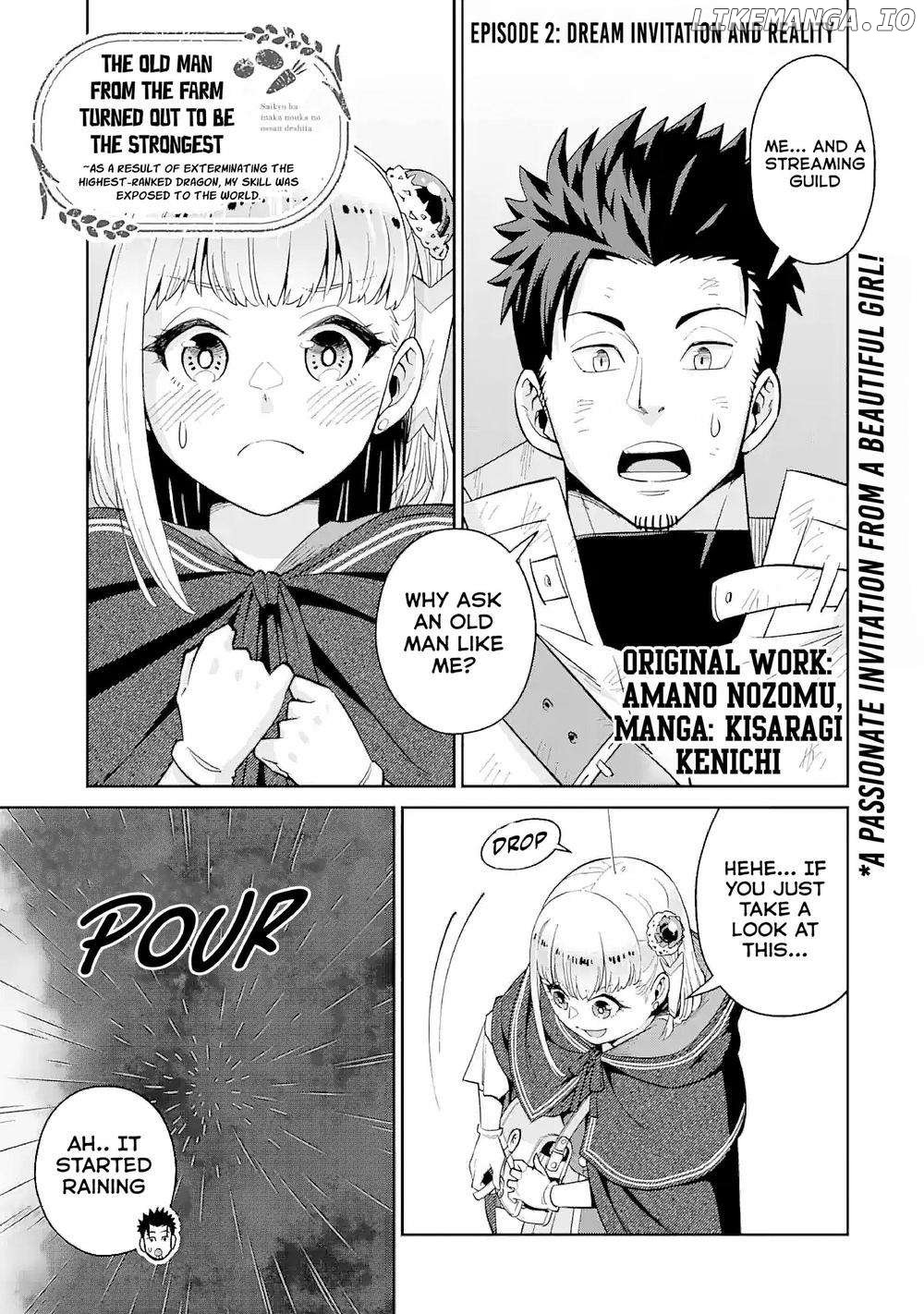 Saikyo Ha Inaka Noka No Ossandeshita Saiko Rank No Dragon Wo Kujo Shita Kekka, Jitsuryoku Ga Sekai Ni Baremashita Chapter 2.1 - page 2